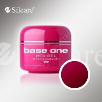 SILCARE BASE ONE GEL COLOR UNGHIE 07 RED DEEP AMARANTO