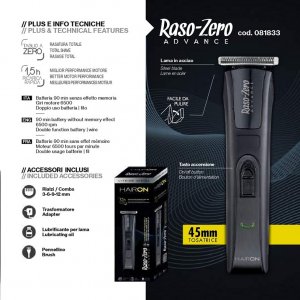 TOSATRICE CAPELLI RASO ZERO ADVANCE HAIR ON