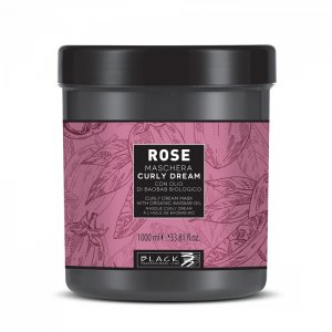 BLACK PROFESSIONAL ROSE Curly Machera Capelli Ricci 1000 ml