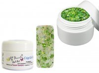 CRISP GEL GLITTER COLOR UV 02 VERDE CRISP GEL GLITTER COLOR UV 02 VERDE