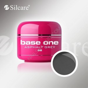 SILCARE BASE ONE GEL COLOR UNGHIE 52 ASPHALT GREY