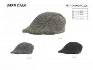COPPOLA BERRETTO UOMO ENRICO COVERI CON LOGO