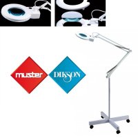 LAMPADA LENTE D'INGRANDIMENTO 5 DIOTTRIE CON STATIVO MUSTER
