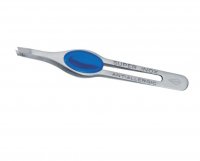 PINZETTA SOPRACCIGLIA ERGO TECH OBLIQUA INOX SATINATO