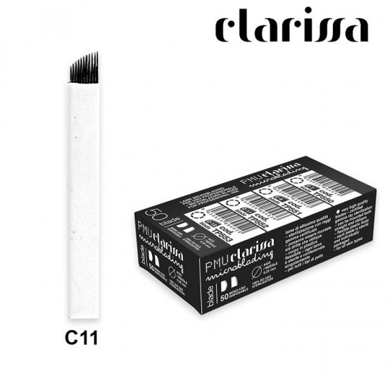 CLARISSA AGHI PER MICROBLADING C-11 CURVE BLADE - 50 PZ - Clicca l'immagine per chiudere