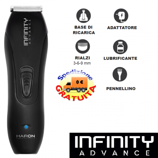 TOSATRICE TAGLIA CAPELLI RIFINITORE HAIRON INFINITY ADVANCE - Clicca l'immagine per chiudere