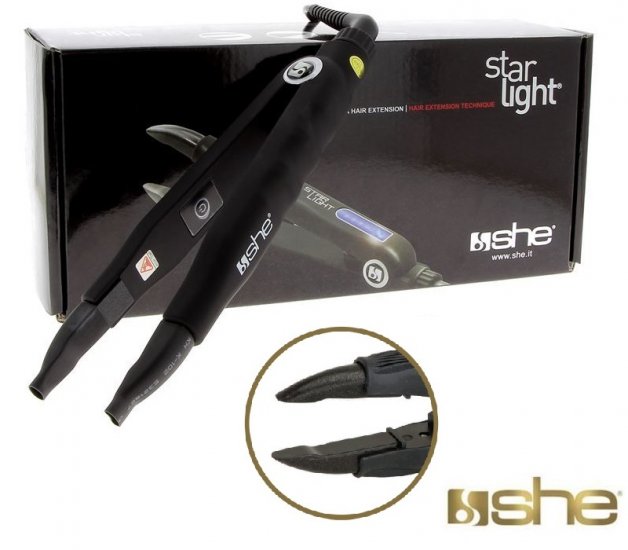 STAR LIGHT PINZA A CALDO PER HAIR EXTENSION - Clicca l'immagine per chiudere