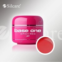 SILCARE BASE ONE GEL COLOR UNGHIE 47 SPICY RED SILCARE BASE ONE GEL COLOR UNGHIE 47 SPICY RED