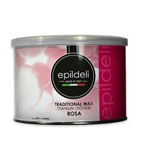 CERETTA DEPILATORIA VASO DA 400 ML EPILDELI ROSA TITANIO