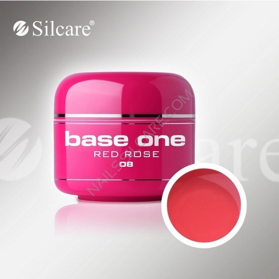 SILCARE BASE ONE GEL COLOR UNGHIE 08 RED ROSE - Clicca l'immagine per chiudere