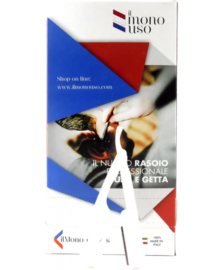 RASOIO A MANO LIBERA LAMA INTERA MONOUSO CONF. 100 PZ - Clicca l'immagine per chiudere