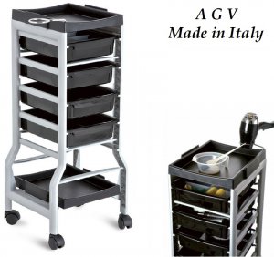 CARRELLO PARRUCCHIERE AGV MADE ITALY ROCK