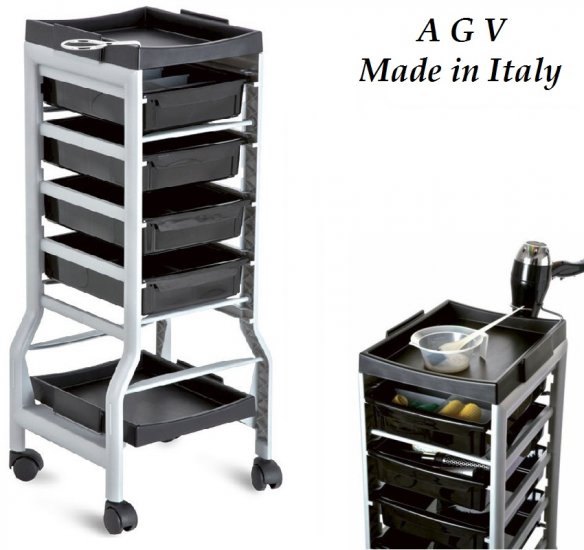 CARRELLO PARRUCCHIERE AGV MADE ITALY ROCK - Clicca l'immagine per chiudere