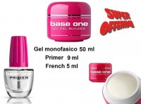 BASE ONE SILCARE KIT GEL MONOFASICO MAXI PRIMER E FRENCH