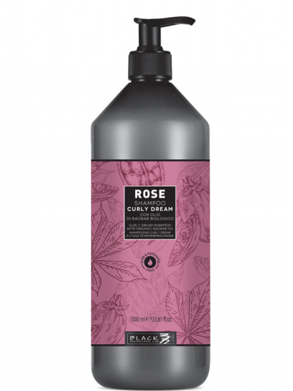 BLACK PROFESSIONAL Shampoo Rose Curly capelli ricci 1000 ml - Clicca l'immagine per chiudere