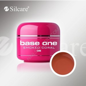 SILCARE BASE ONE GEL COLOR UNGHIE 06 SMOKED CORAL