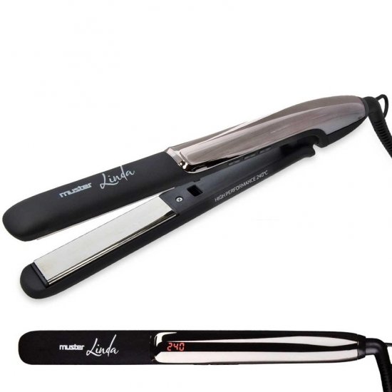 MUSTER LINDA PIASTRA STIRANTE SUPER PROFESSIONALE - Clicca l'immagine per chiudere