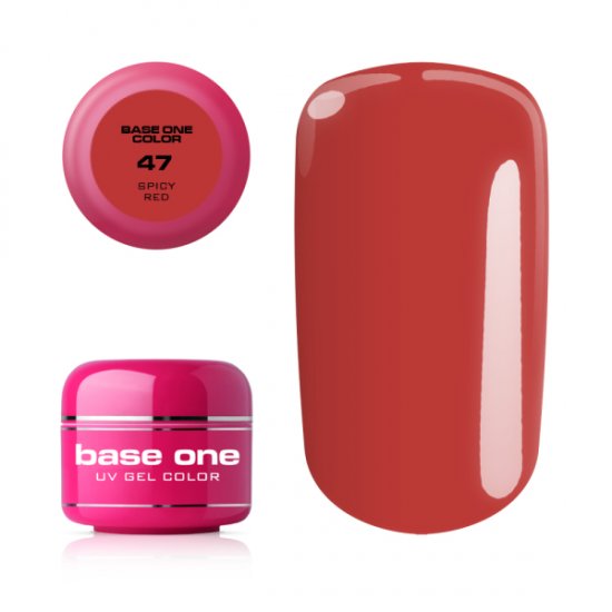 SILCARE BASE ONE GEL COLOR UNGHIE 47 SPICY RED - Clicca l'immagine per chiudere