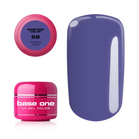 SILCARE BASE ONE GEL COLOR UNGHIE 58 PURPLE LOVE - Clicca l'immagine per chiudere