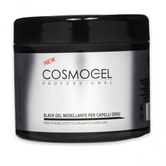 Barber black gel per capelli grigi iper strong 500 ml