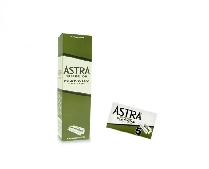 Lame da barba astra platinum 100 pz