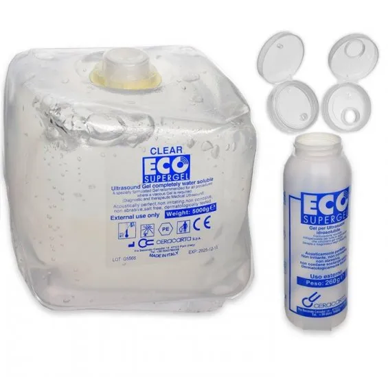 Gel conduttore trasparente ultrasuoni 5000 ml