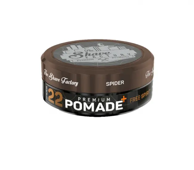 The shave factory premium pomade 22 spider