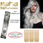 Hair extension con clip 100% capelli naturali