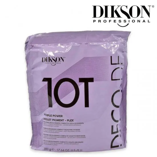 Polvere decolorante viola 10 toni dikson 500 gr