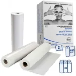 Rotolo carta lettino estetica lenzuolino medico 2 veli 80 m