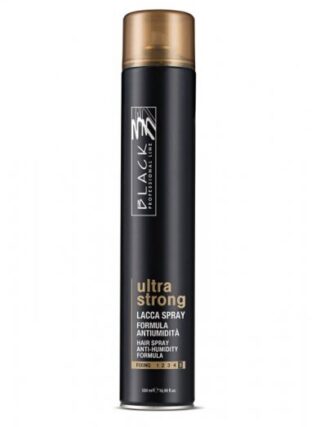 Black professional lacca capelli ultra strong anti-umidità
