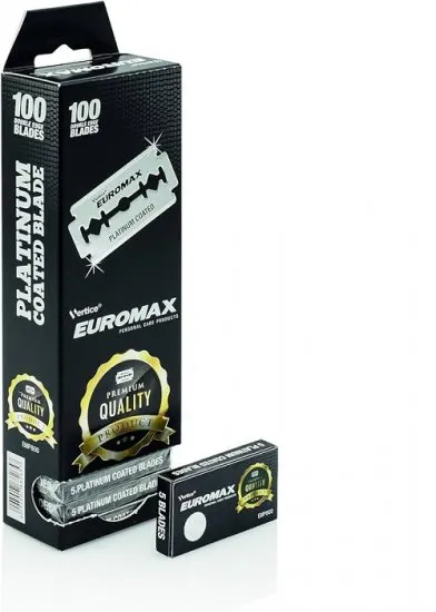 Lame da barba monouso euromax 100 pz
