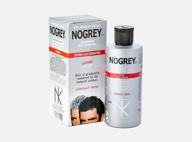 Lozione capelli antigrigio elio nogrey con cheratina 200 ml