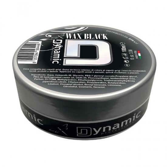 Cera per capelli grigi black – dynamic 100 ml