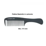 Pettine capelli rastrello in carbonio antistatico