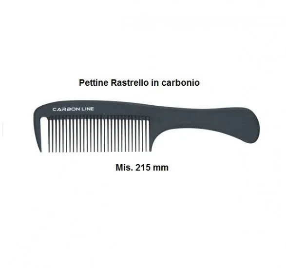 Pettine capelli rastrello in carbonio antistatico