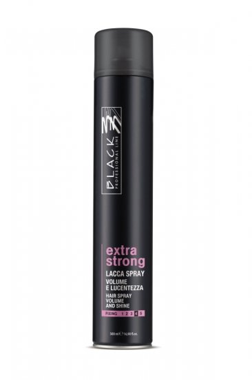 Black professional lacca capelli extra strong 500 ml