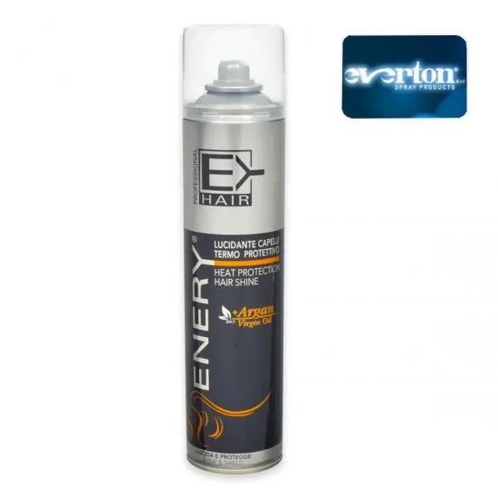 Spray lucidante per capelli termoprotettore