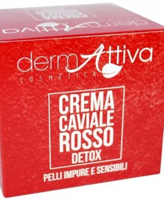 Crema viso idratante al caviale rosso detox