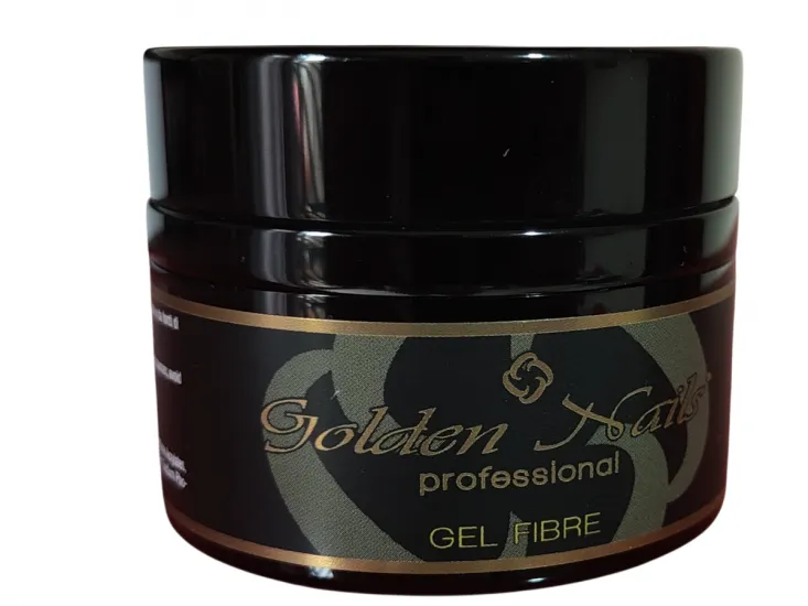 Gel uv fibre clear golden nails 30 ml
