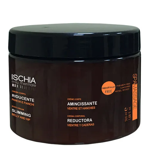 Crema massaggio riducente pancia e fianchi ischia thermale 500ml