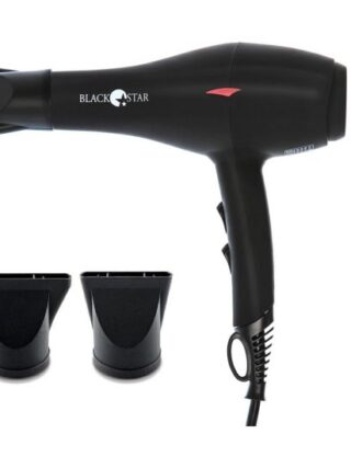 Asciugacapelli phon Black Star turbo piuma 1700 watt