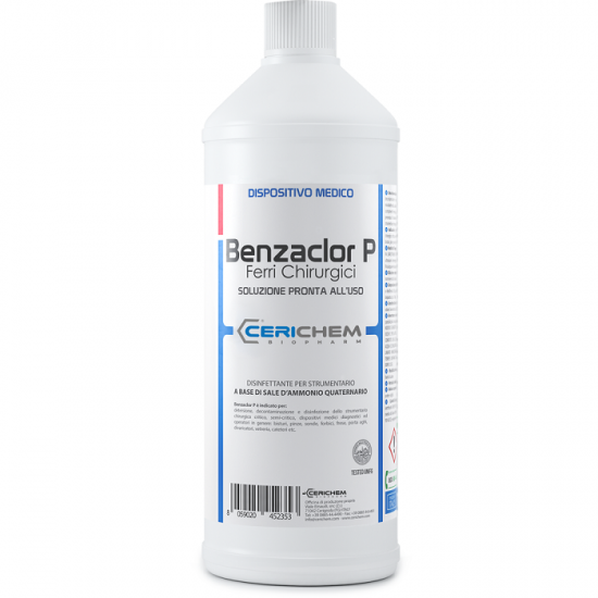 Benzaclor disinfettante per stumenti chirurgici 1000 ml