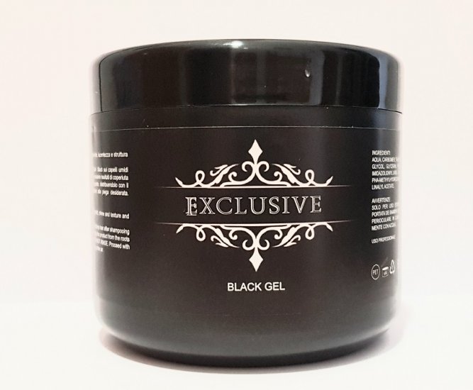Black gel per capelli grigi tenuta forte 500 ml