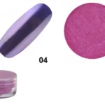 Polvere effetto chrom decorazione unghie 04 blu/viola