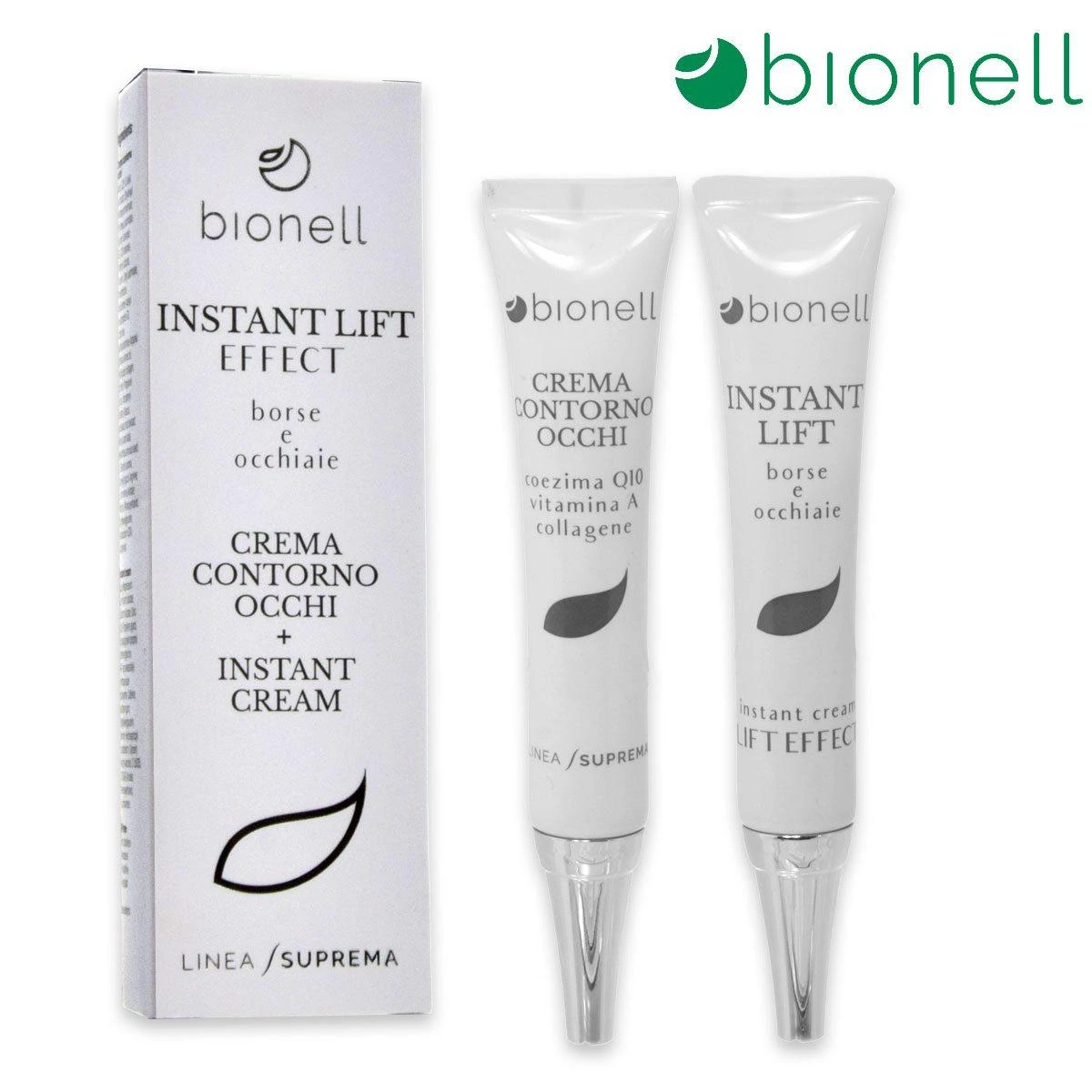 Bionell Kit Instant Lift Effect Crema Contorno Occhi Antirughe Effetto Lifting
