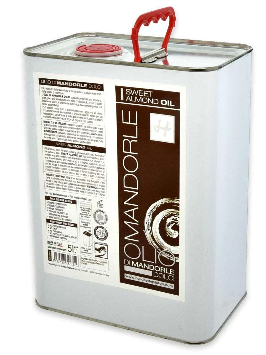 HOLYDAY OLIO DA MASSAGGIO MANDORLE TANICA 5 lt
