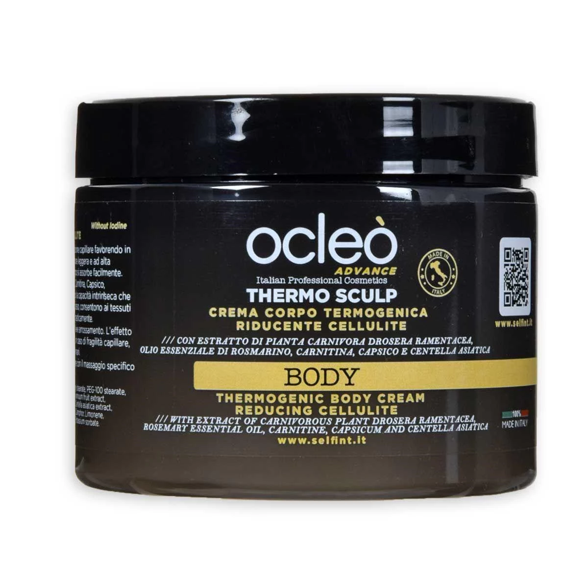 OCLEO’ CREMA CORPO TERMOGENICA Massaggio Riducente Cellulite 500ml